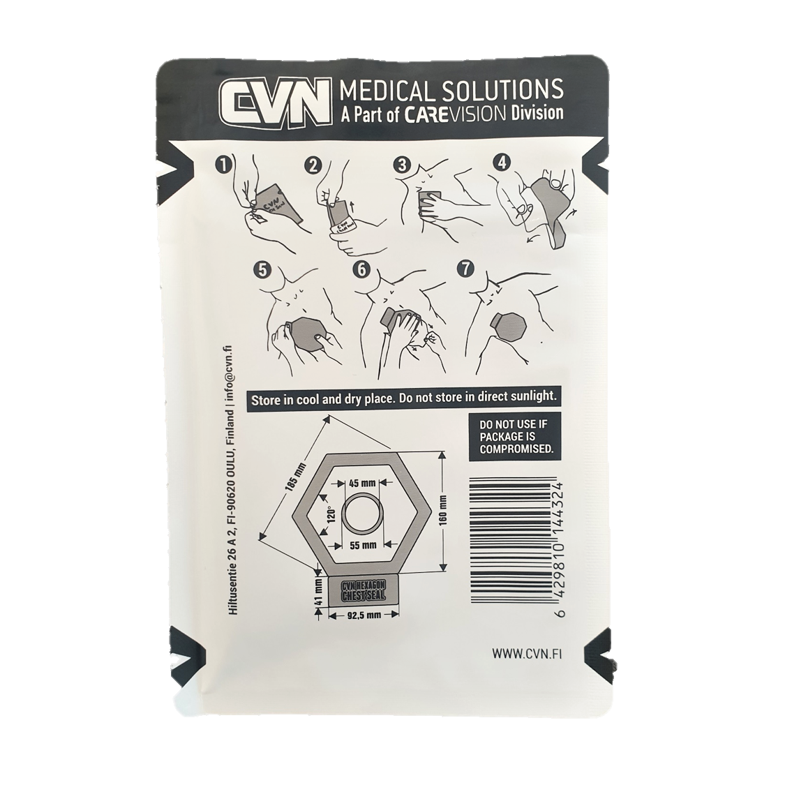 CVN HEXAGON CHEST SEAL