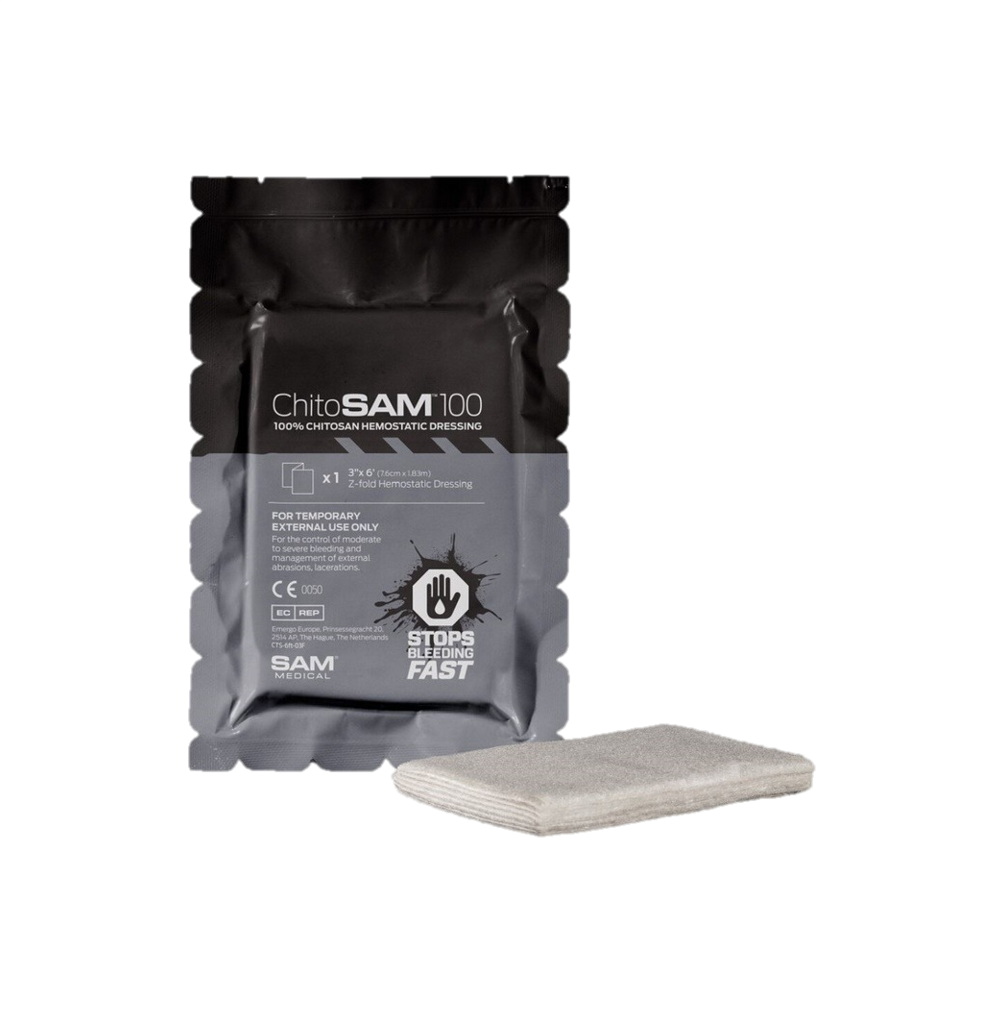 ChitoSAM Hemostatic Stopping Bleeding Bandage