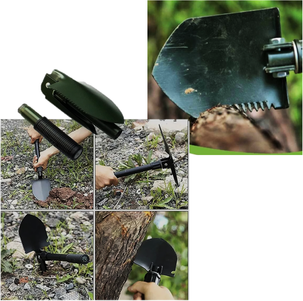 Multi-Purpose Pickaxe-Shovel Set