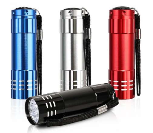 LED Battery-Powered Flashlight