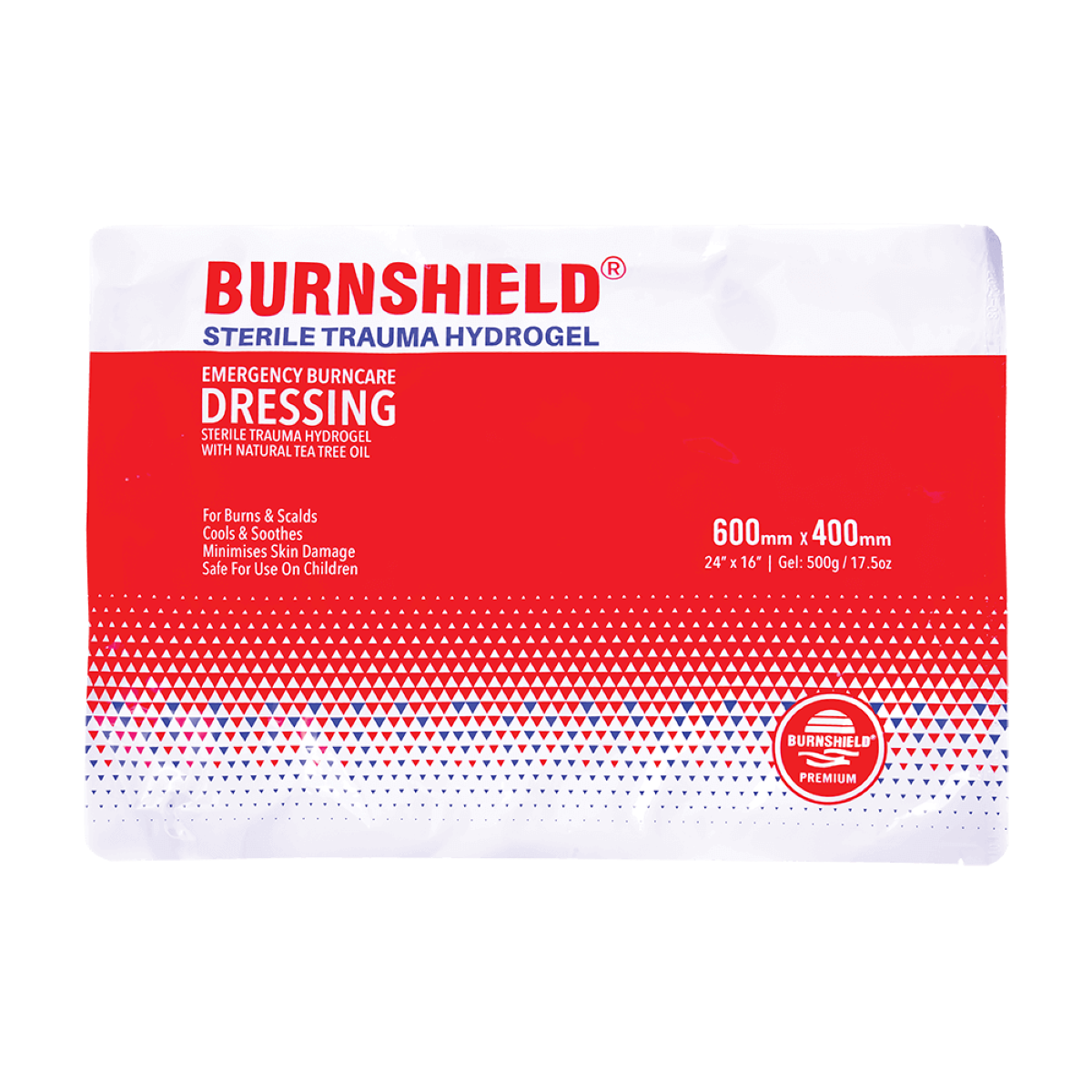 Burnshield Foam Dressing 600mm x 400mm (24″x16″)