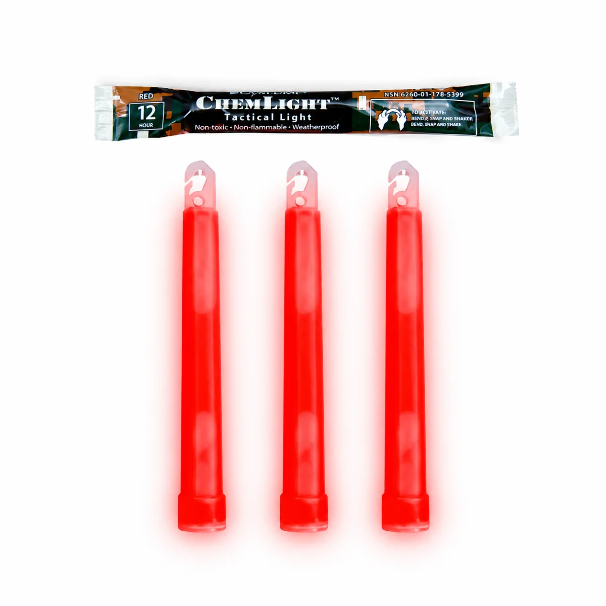 Cyalume ChemLıght 6” Kimyasal Işık Çubuğu – 12 Saat
